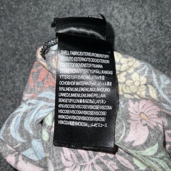 Farm Rio Shorts Womens Size S Tropical Garden Linen Blend  Beach Casual Vacation - Picture 7 of 11